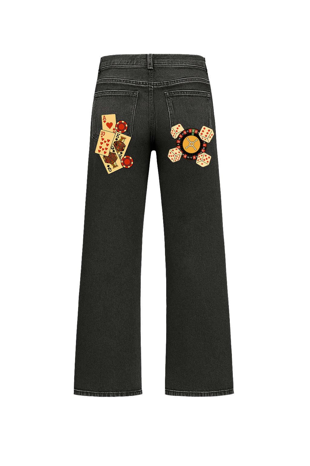 MNVS/02 - 'Casino' Faded Jeans