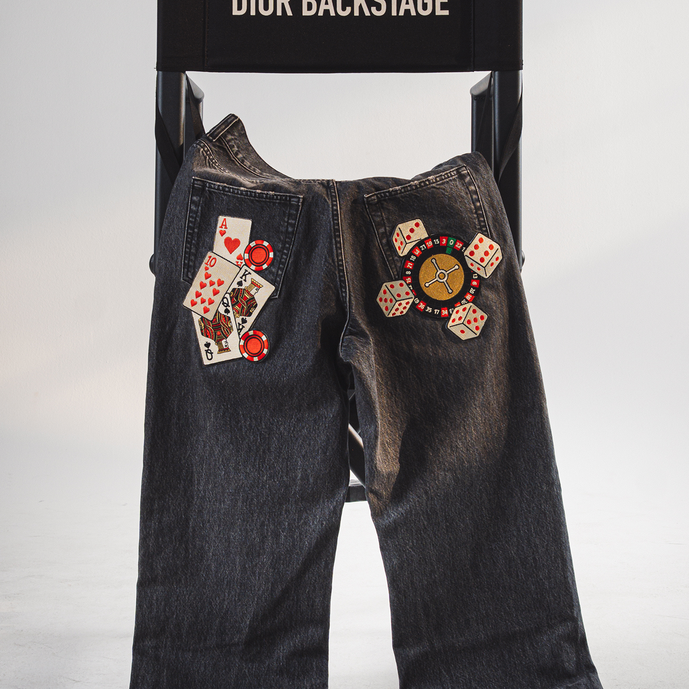 MNVS/02 - 'Casino' Faded Jeans