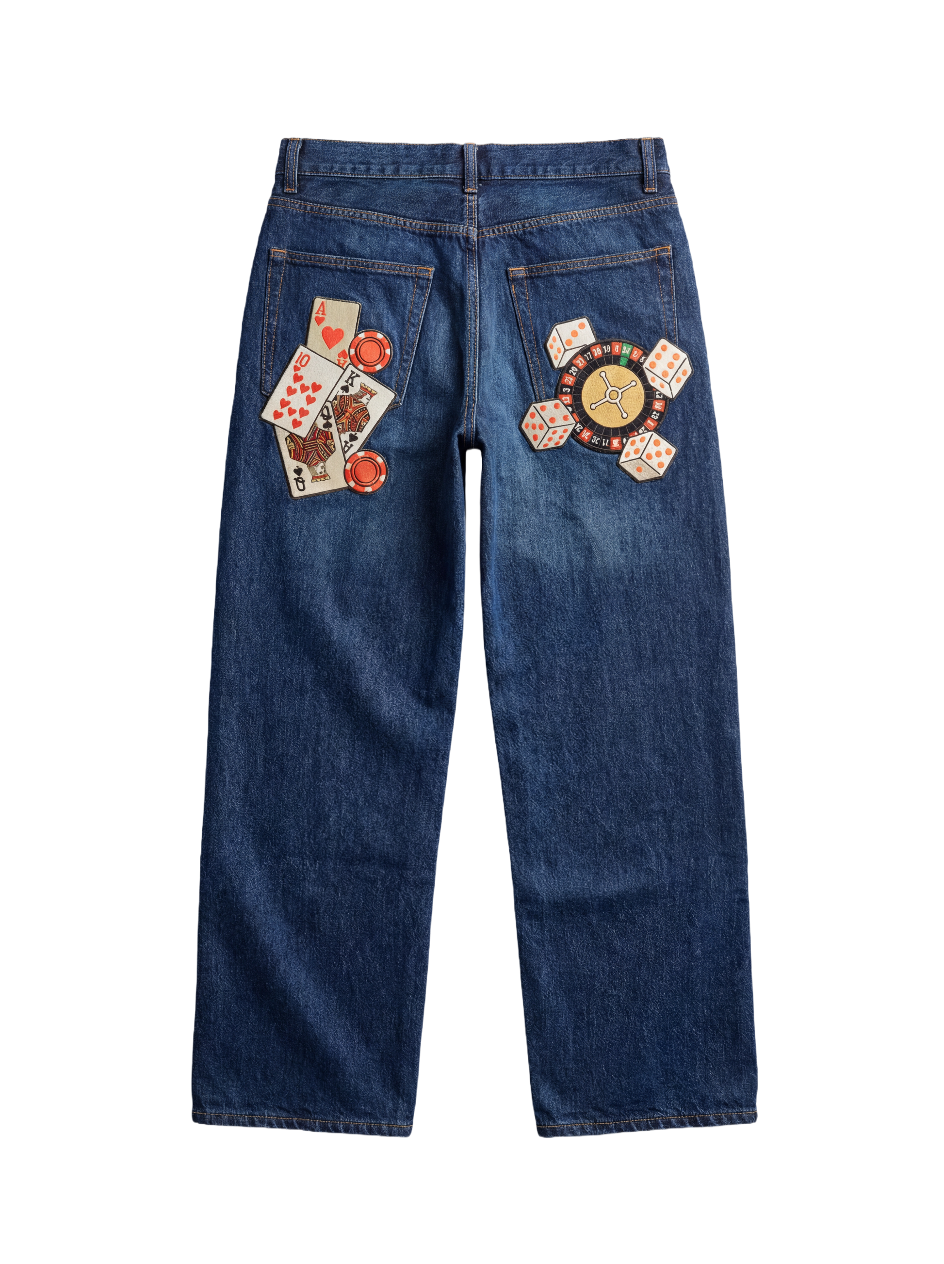 MNVS/02 - 'Casino' Faded Jeans